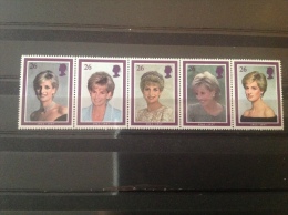 Engeland - Postfris / MNH Strip Prinses Diana 1998 - Unused Stamps