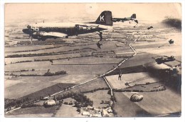 Carte Photo - Parachutages - Fallschirmspringen