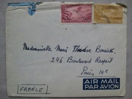 Timbres Cuba : Poste Aérienne 1950 - Airmail
