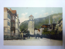FELDKIRCH  :  Partie Am Graben  -  Carte Colorisée   1907 - Feldkirch