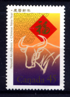 CANADA 1997, ANNEE DU BUFFLE, 1 Valeur, Neuf / Mint. Ref2300 - Astrology