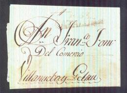 1816.- REUS A VILLANUEVA Y LA GELTRU - ...-1850 Prephilately