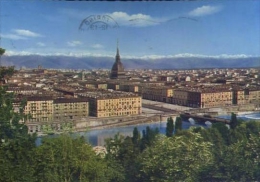 Torino - Panorama - 130 - Formato Grande Viaggiata - D2 - Mehransichten, Panoramakarten