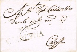 7091. Carta Entera Pre Filatelica VACARISES (Barcelona) 1800 - ...-1850 Préphilatélie