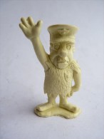 RARE FIGURINE PIERRAFEU - FLINTSTONE - MARX 1961 Reprint 1991 Monochrome AGENT DE POLICE - Sonstige & Ohne Zuordnung