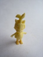 RARE FIGURINE PIERRAFEU - FLINTSTONE - Publicitaire Glaces Ola Portugal 1968 PEPITE Monochrome Jaune - Otros & Sin Clasificación