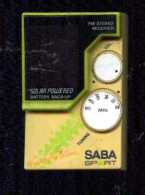 RADIOLINA SABA SPORT SOLAR POWERED BATTERY BACK-UP FM STEREO RECEIVER MANCA SPORTELLO BATTERIE - Apparatus