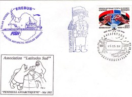 EREBUS - Association Latitudes Sud - 1  Enveloppe Timbrée Russie - Research Stations