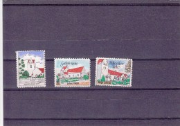 Denemarken Kerstvignetten Ringe Lions Club 1977-1983/1984 22.00 DKK - Ortsausgaben