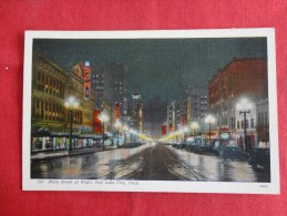 - Utah > Salt Lake City  Main Street At Night Not Mailed-- Ref 1158 - Salt Lake City