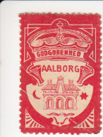 Denemarken Kerstvignetten Aalborg Understottelsesforening 1905  Zonder Gom 600.00DKK RRR - Ortsausgaben