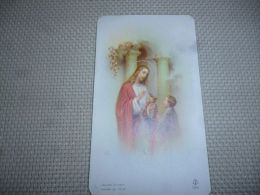 Souvenir Image Pieuse Communion J Deraedt Lodelinsart Ouest 1958 - Comunión Y Confirmación