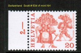 SWITZERLAND   Scott  # 634**  VF MINT NH - Nuevos