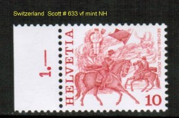 SWITZERLAND   Scott  # 633**  VF MINT NH - Ungebraucht