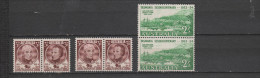 Yvert 203 / 205 ** Neuf Sans Charnière MNH En Paire - Mint Stamps