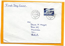Norway 1961 FDC Mailed To USA - FDC