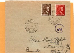 Norway 1942 Cover Mailed To Danmark - Briefe U. Dokumente