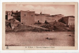 ALGÉRIE . M´SILA . QUARTIER INDIGÈNE ET L´OUED - Réf. N°4284 - - M'Sila