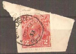 TASMANIA - 1932 CDS Postmark On 2d King George V - BADEN - Gebraucht