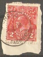 TASMANIA - 1933 CDS Postmark On 2d King George V - BICHENO - Usados