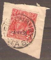 TASMANIA - 1935 CDS Postmark On 2d King George V - FENTONBURY - Gebraucht
