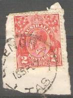 TASMANIA - 1937 CDS Postmark On 2d King George V - GLENORA - Usati