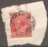 TASMANIA - 1937 CDS Postmark On 2d King George V - MOONAH - Oblitérés