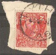 TASMANIA - 1937 CDS Postmark On 2d King George V - HYTHE - Usati