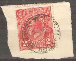 TASMANIA - 1938 CDS Postmark On 2d King George V - YORK PLAINS - Gebraucht