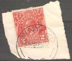 TASMANIA - 193? CDS Postmark On 2d King George V - WYNYARD - Usados