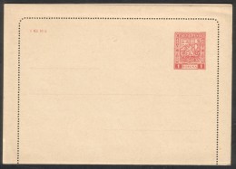 C00115 - Czechoslovakia (1930) Postal Stationery - 1,00 CSK (Small Arms) - Briefe U. Dokumente