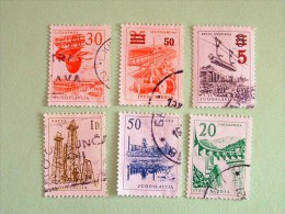 Yugoslavia 1965/66 Industry Motor Electricity Lumber Oil Hydroelectricity - Used Stamps