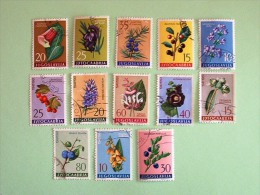 Yugoslavia 1959/61 Plants Flowers Fruits - Used Stamps