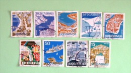 Yugoslavia 1962 Tourism Beach Lake Buildings - Used Stamps