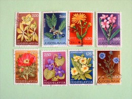 Yugoslavia 1967 Plants Flowers - Used Stamps