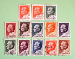 Yugoslavia 1967/69 Marshal Tito - Used Stamps