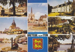 Cp , 27 , BRETEUIL-sur-ITON , Multi-Vues - Breteuil