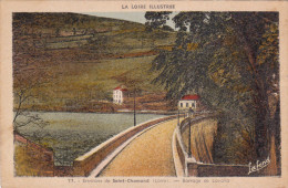 Cp , 42 , SAINT-CHAMOND , Environs , Barrage De Lavalla - Saint Chamond