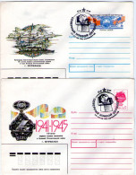 North Convoy Dervish 91 - 2 Envelopes - Polar Ships & Icebreakers
