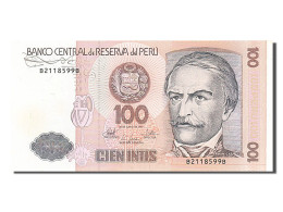 Billet, Pérou, 100 Intis, 1987, 1987-06-26, SUP - Perú