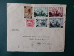 A4090     LETTRE  POUR ROME  1938 - Cartas & Documentos