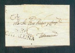 1823.- SITGES A VILLANUEVA - ...-1850 Prephilately