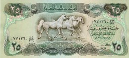 BILLET # IRAK # 25 DINARS # 1980 / 82 / PICK 72 #  NEUF   # - Irak