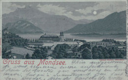 Gruss Aus Mondsee Austria 1897, Clair De Lune (8297) - Mondsee