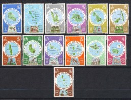 Nouvelles Hébrides, Yvert 508/520, Scott 238/250, MNH - Nuovi