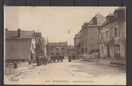 19 - Eygurande - Avenue De La Gare - Animée - Eygurande