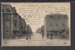 19 - Eygurande - Avenue De La Gare - Animée - Eygurande