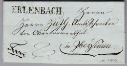 Heimat BE ERLENBACH  Ca 1940 Brief Nach Zweisimmen - ...-1845 Prephilately