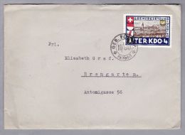 Schweiz Soldatenmarken Brief 1940 "Ter.KDO4" - Dokumente