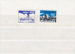 Denemarken Kerstvignetten Arentsminde 1979/1980 ** 20.00 DKK - Ortsausgaben